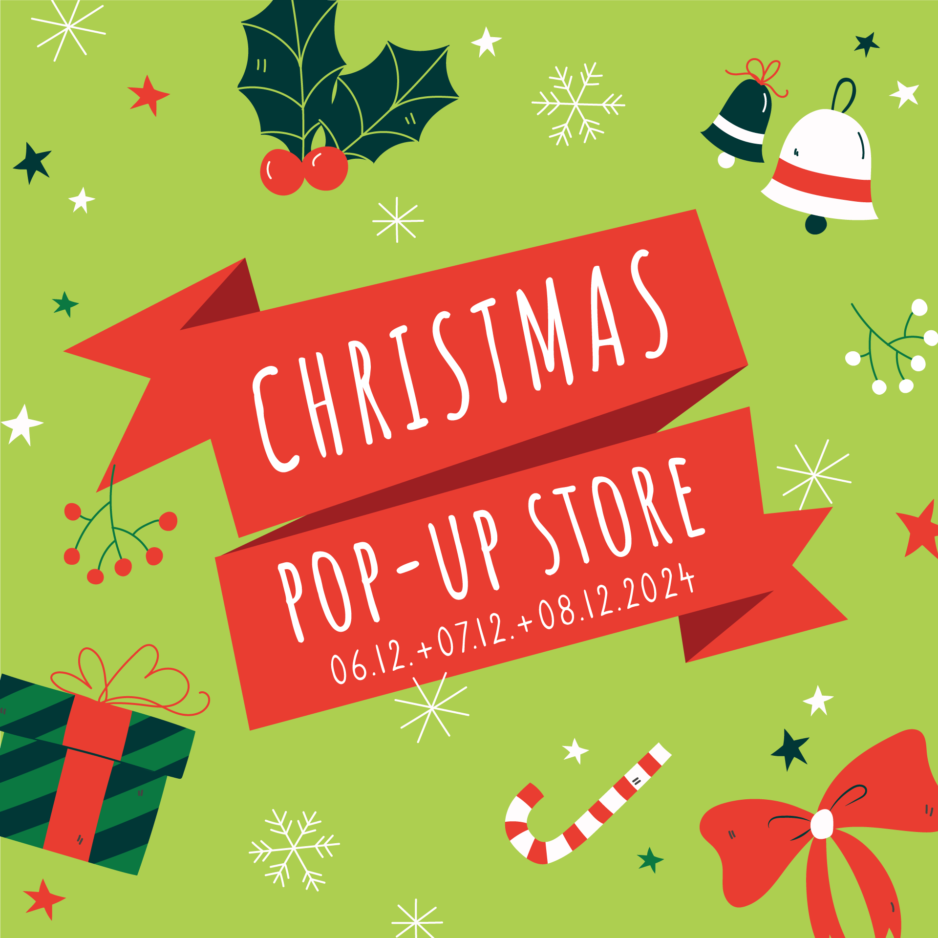 Christmas Pop-Up im Studio a²: Feiere mit uns 2 Jahre Jubiläum!