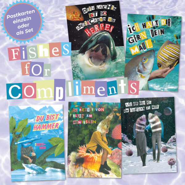 Fishes for Compliments - Postkarten